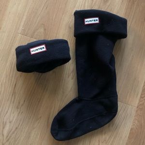 Black TALL hunter boot socks!